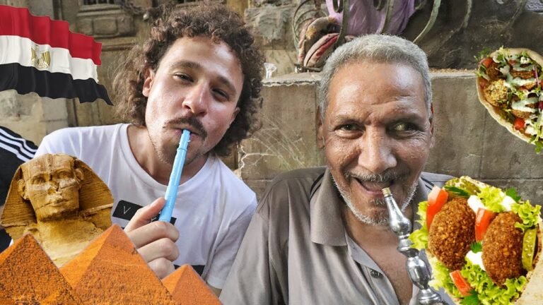 Probando comida callejera en EGIPTO-Luisito Comunica