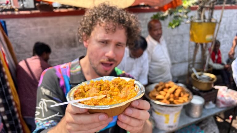 Probando comida callejera en INDIA | ¿La “más sucia” del mundo?-Luisito Comunica
