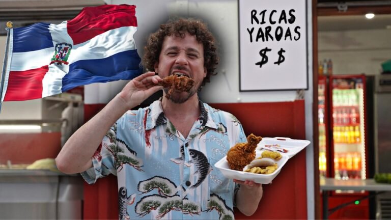 Probando comida callejera en REPÚBLICA DOMINICANA | ¡Todo es una delicia!-Luisito Comunica