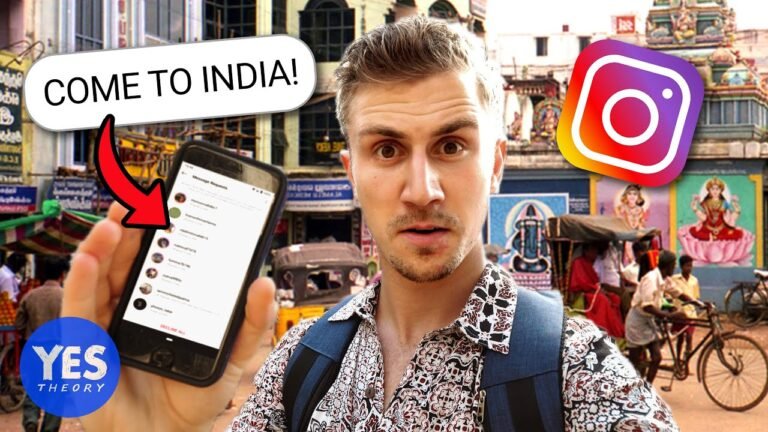 SAYING YES TO A CRAZY INSTAGRAM DM (Flew to INDIA!!)-Yes Theory