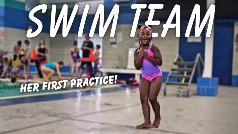 SHE MADE THE SWIM TEAM!