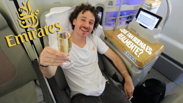 Volé con la aerolínea más costosa EMIRATES    ¿Vale la pena pagar TANTO?  ️-Luisito Comunica