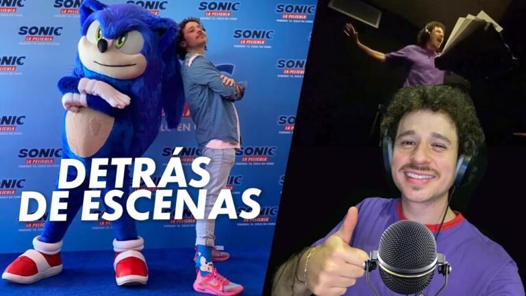 ¿Cómo hice la voz oficial de SONIC sin NADA de experiencia? | Detrás de Escenas-Luisito Comunica