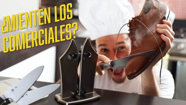 ¿Funciona el afilador SÚPER POTENTE de la tele? | Productos de infomerciales-Luisito Comunica